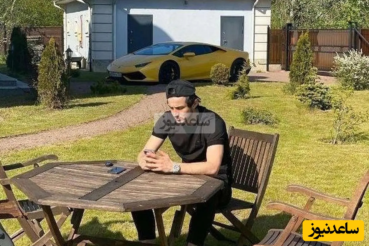 نگاهی به خودرو قدیمی و نوستالژیک سردار آزمون در کیش +عکس/ چه ماشین خَفَنی