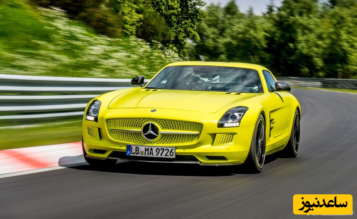 (عکس) شکوه و عظمت به سبک مرسدس بنز/ معرفی خودروی الکتریکی فوق لاکچری و بینظیر SLS Electronic Drive/ ماشین نیست که گلی از گل های بهشته😍