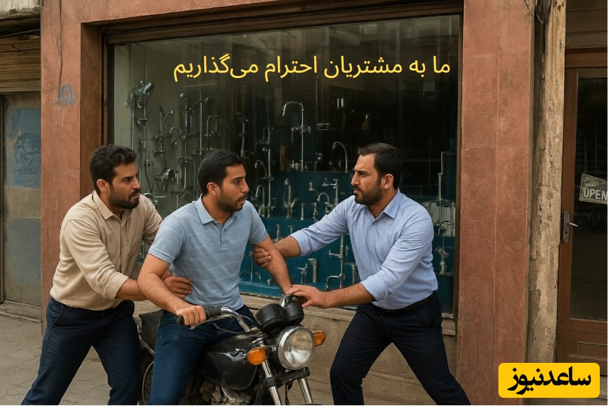 خلاقیت مشاغل؛ روش خنده‌دار کاسب تبریزی برای پیدا کردن مشتری در روزهایی که بازار کساد است+ویدیو/ وقتی نبود مشتری خیلی بهت فشار میاره😂