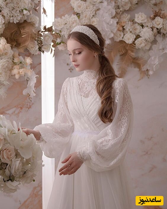 راهنمای انتخاب جذاب ترین مدل لباس عروس پوشیده برای مراسم عقد/ عروس خانوما از این مدل های خوشگل غافل نشید😍 +ویدئو