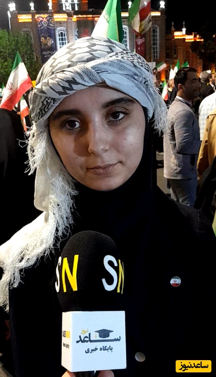 (ویدئو) دختر دهه هشتادی: «تا انتقام خون شهدا را نگیریم،در خیابان می‌مانیم»/ نسل جدید، پایِ ثابت اقتدار ایران