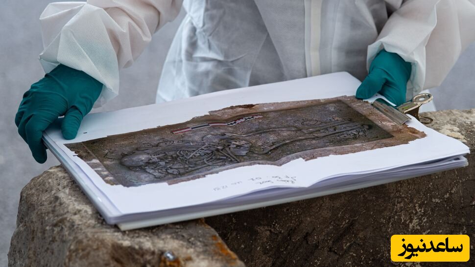 گنج 1800 ساله کنار جسد یک زن