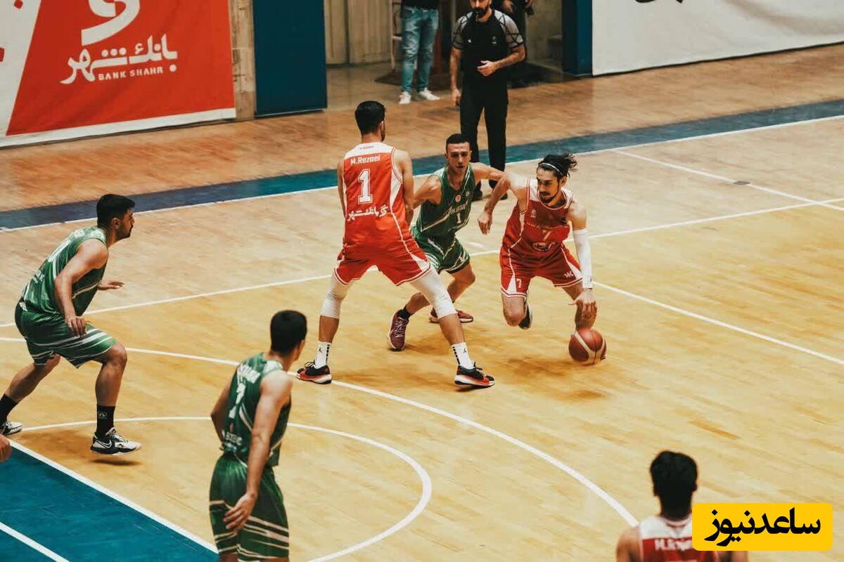 برتری تیم بسکتبال مقاومت شهرداری  تبریز در روز سخت و پرحاشیه