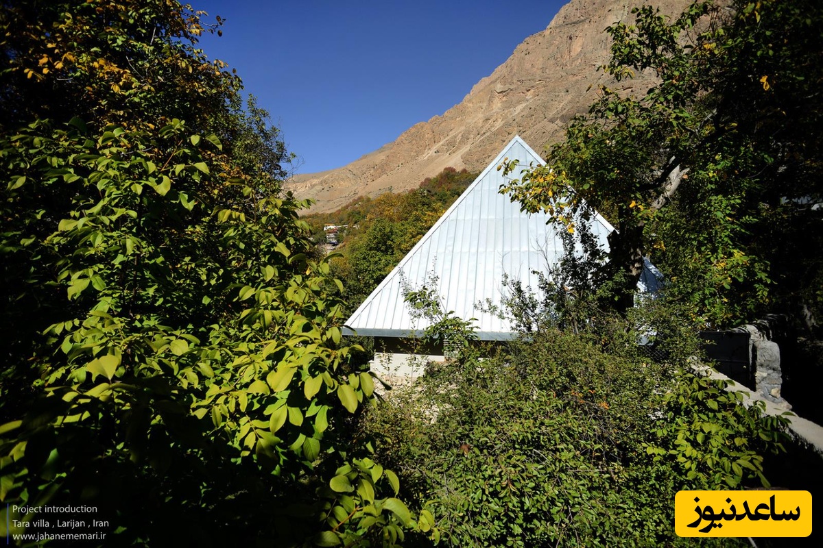 منحصربفردترین ویلای لاریجان با معماری سنتی گیلانی اصیل در دل کوه و میانه جنگل که برنده جایزه سوم معماری شد/ حسی شبیه زندگی در کارتون ها رو به آدم میده👌