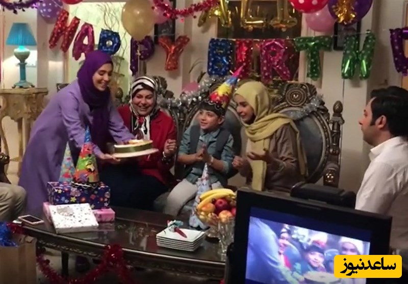 مروری بر پشت صحنه سکانس جذاب تولد در سریال آنام؛ خنده‌های عبدالرضا اکبری با خمیازه‌های پسر کوچک خانواده+ویدیو