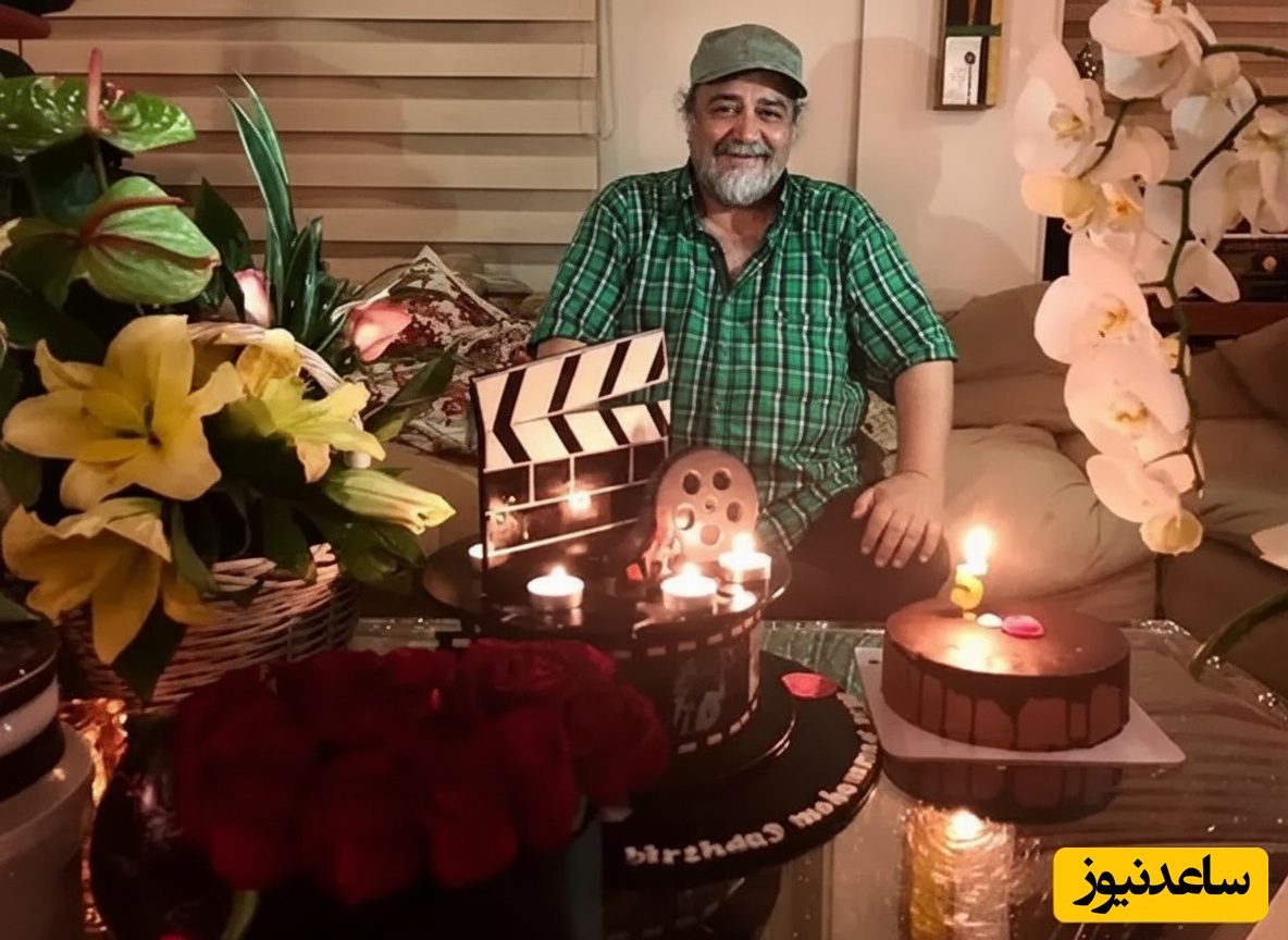 ذوق هنری محمدرضا شریفی نیا برای چیدمان منزلش/تابلو نقره قیمتی، پنجره های ارسی، پرده آویز ریسه ای، لوستر سه بعدی، آشپزخانه اُپن دار، ظروف مسی، ساعت رومیزی فانتزی و...