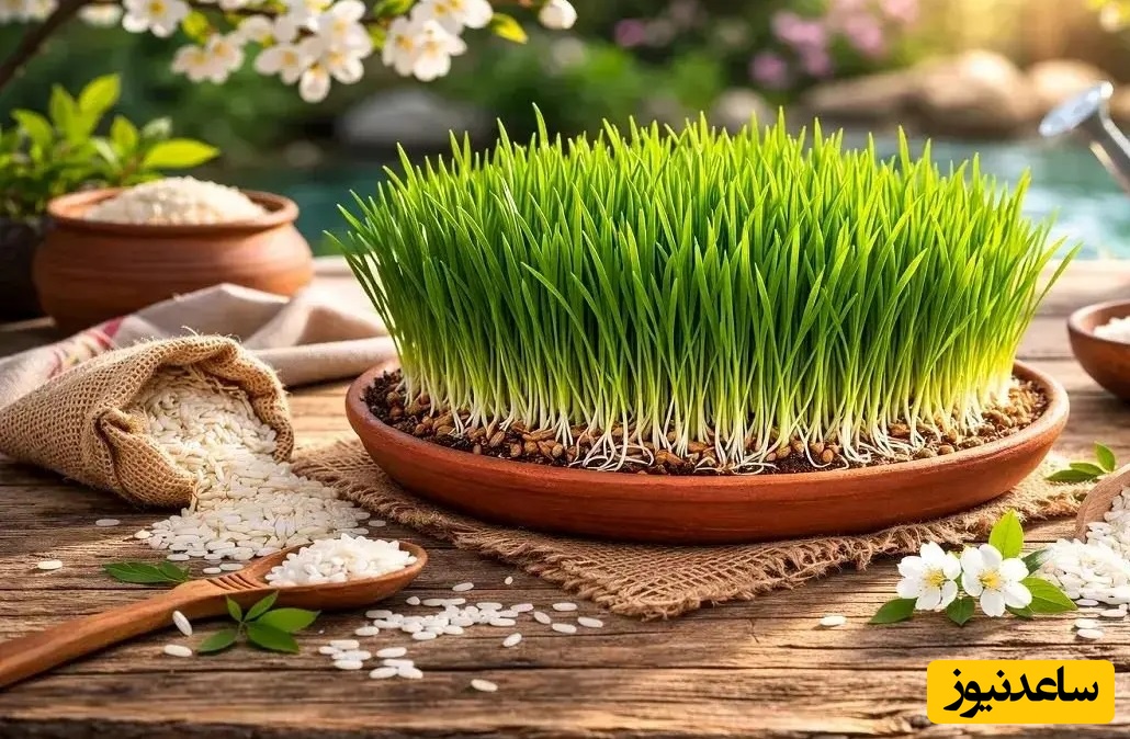 چگونه سبزه برنج زیبا برای عید نوروز درست کنیم؟/ زمان مناسب برای کاشت سبزه...