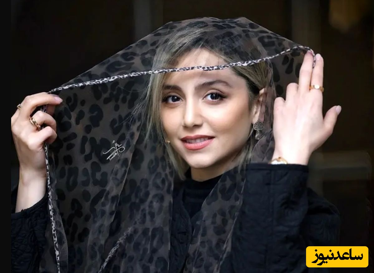 ناز و عشوه‌ی نازنین بیاتی در جلسه مطبوعاتی/ نازنین بیاتی زیبایی چشمانش را با آرایش خاص به رخ همگان کشید