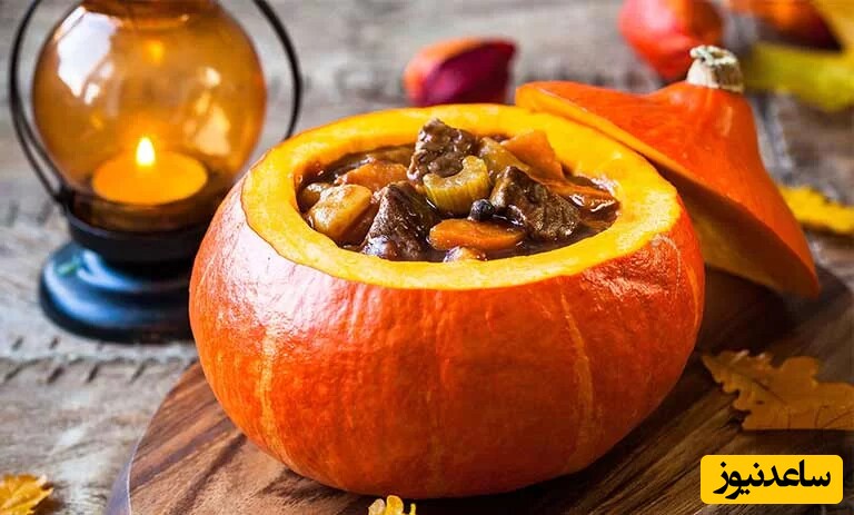 طرز تهیه خورشت کدو حلوایی مخصوص روزهای سرد پاییز و زمستان + ویدئو