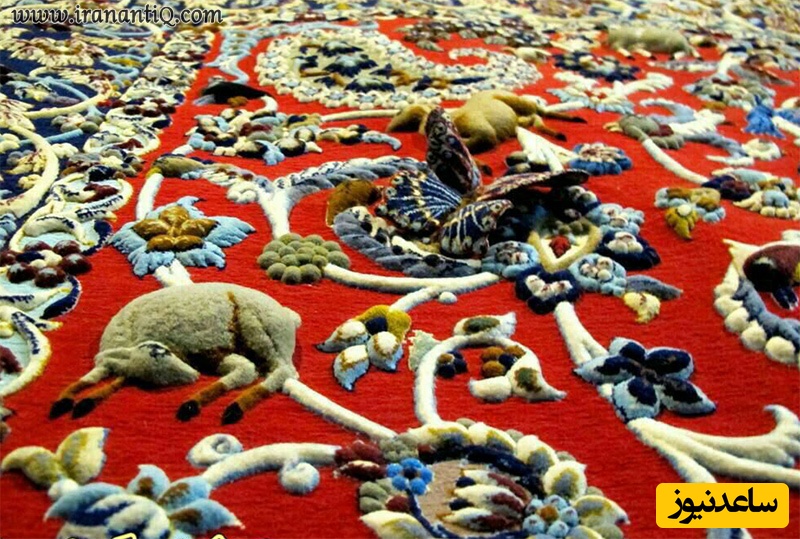 (عکس) تکه‌ای از نبوغ نیاکانمان در یک فرش؛ شاهکار سه‌بعدی جلفای اصفهان که هنوز هم باورکردنی نیست