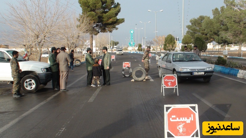 حضور جوان شلوارک‌پوش در ایست‌ و بازرسی بسیج در جریان جنگ 12 روزه +ویدیو