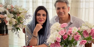 جلوه ای شکوهمندانه از معماری ایرانی؛ نگاهی به چیدمان منزل دوبلکس لیندا کیانی و دوقلوهاش/ آلاچیق، صندلی راکی، تذهیب گل و مرغ میزپذیرایی، حوض 3 طبقه، فرش اصیل ایرانی که قلب تپنده خانه است!