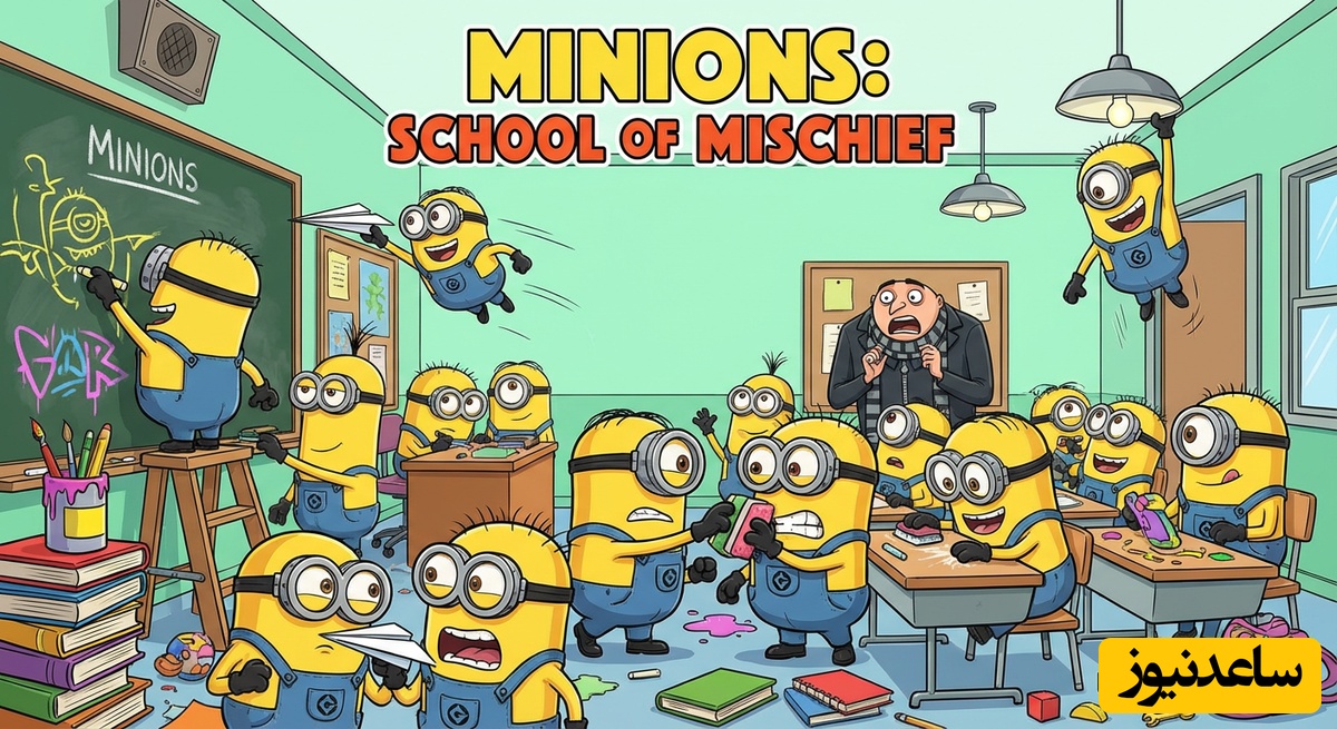 (ویدئو) طنز دانش‌آموزی روز، اگه مینیون‌ها میرفتن اردوی مدرسه اینطوری می‌شد...😅