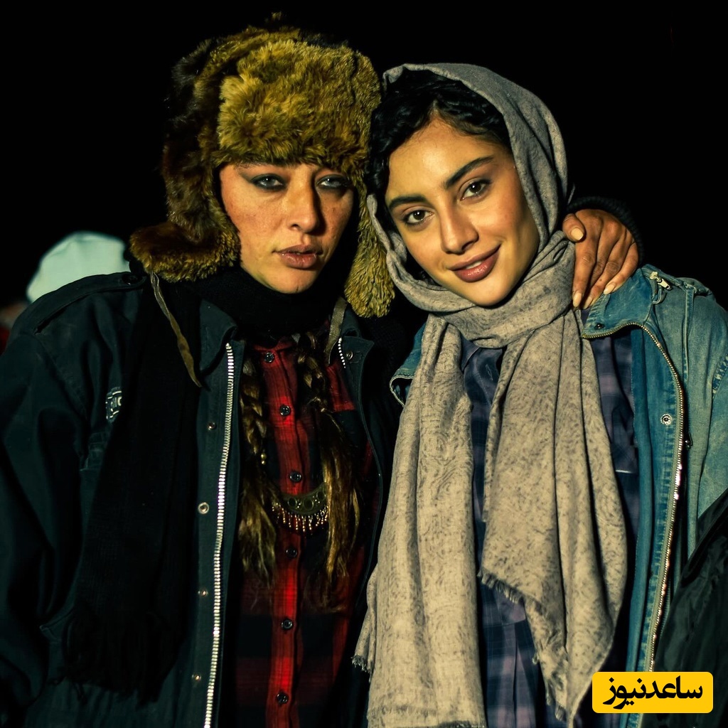 ترلان پروانه و آناهیتا درگاهی در اتاق گریم سریال "غربت" + عکس