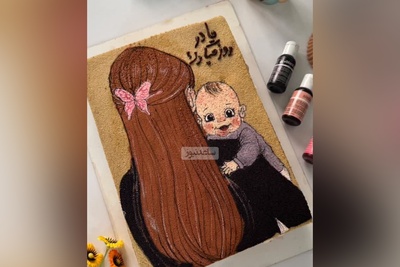 خلاقیت تحسین‌برانگیز اوستا قناد برای پخت کیک روز مادر خاص و متفاوت / به جرات یکی از قشنگترین کادوهای روز مادر همینه + ویدئو