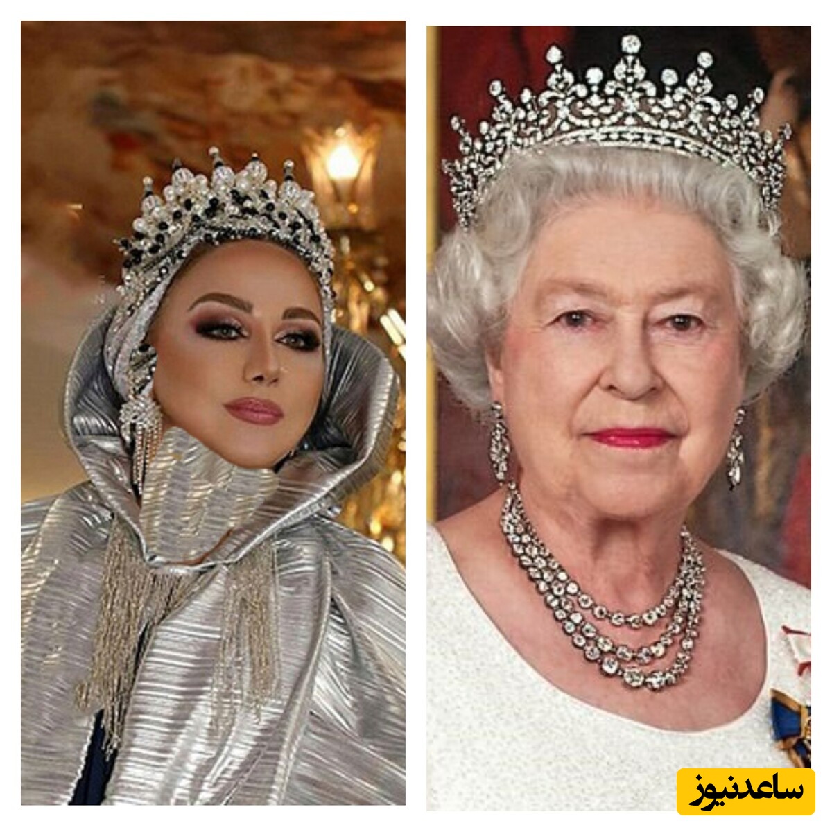 از کاخ باکینگهام تا جشن تولد لاکچری در تهران؛ رقابت طبقاتی بهنوش بختیاری با ملکه انگلیس! / کیک 7 طبقه‌ای که تمام رکوردهای تجمل را جابه‌جا کرد +عکس