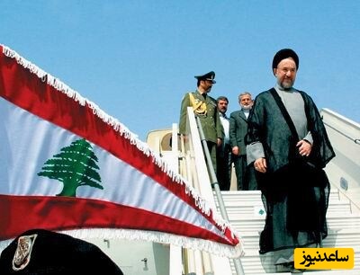 (فیلم) استقبال با شکوه مردم لبنان از سید‌محمد خاتمی در یک ورزشگاه بزرگ و ورود رئیس‌جمهور سابق به استادیوم با یک جیپ جنگی