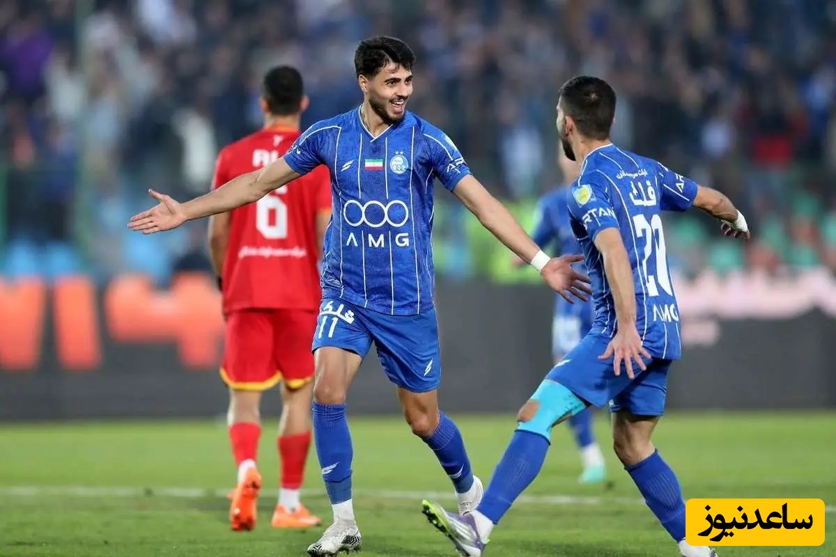 مهار فوق العاده زیبای ساسان انصاری توسط آدان استقلال را نجات داد/ صدر جدول رو رد کن بیاد👌+فیلم