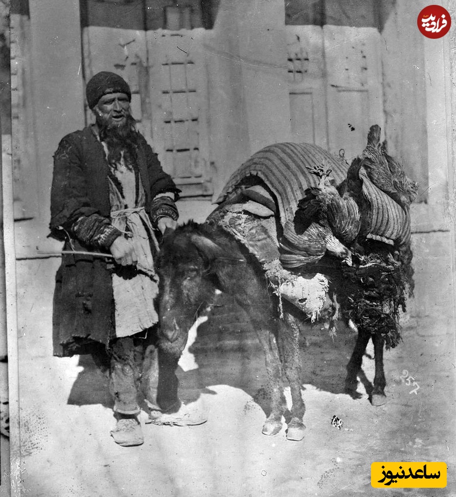 شکل و شمایل یک درویش ایرانی در دوران قاجار