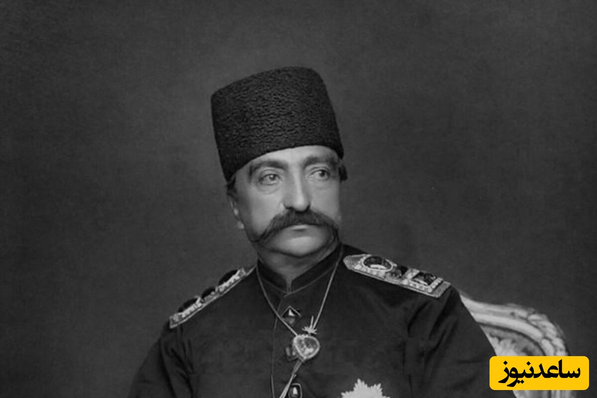 سفر به عصر قاجار؛ ناصرالدین شاه قاجار در حال کشیدن قلیان در شکارگاه دوشان تپه + عکس