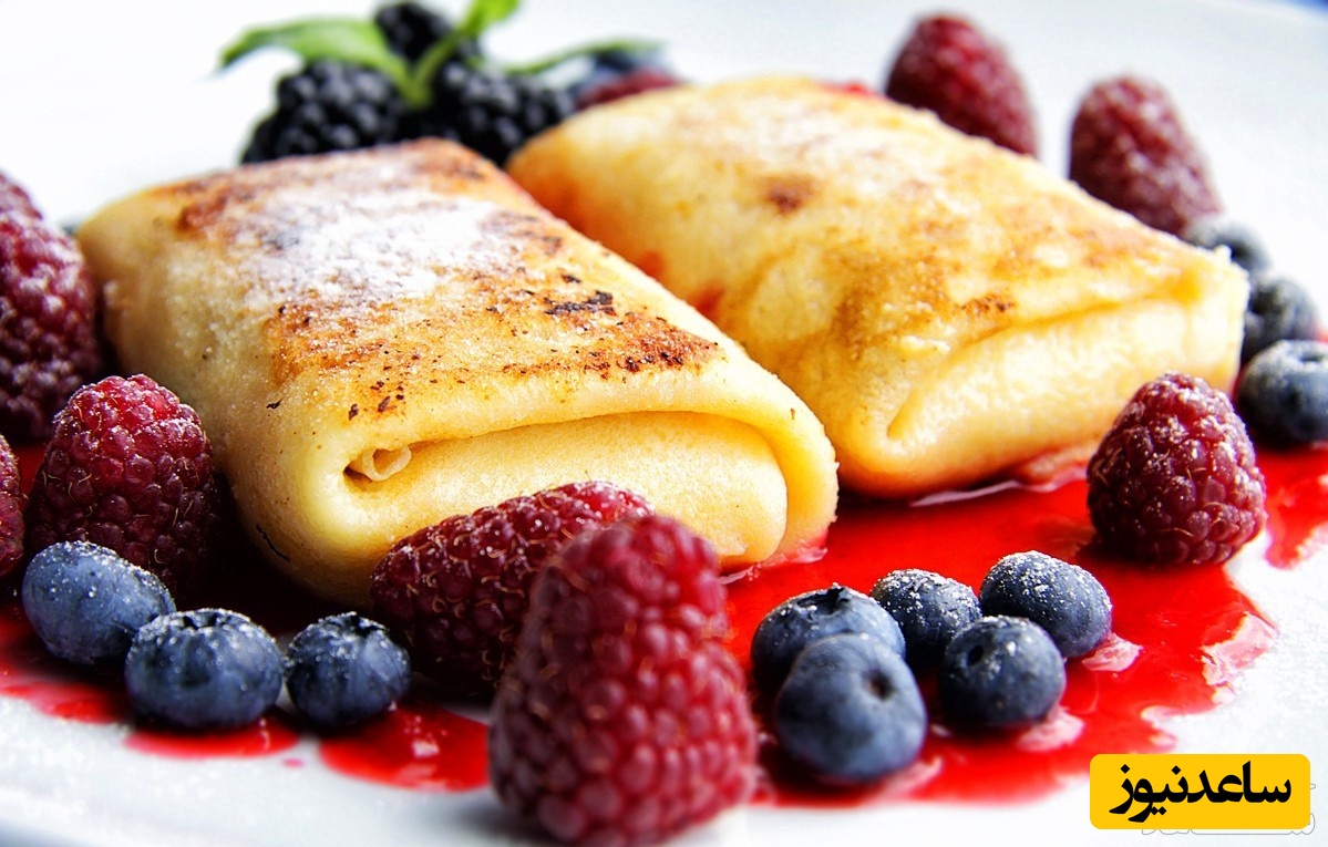 طرز تهیه کرپ با مربا که طعم بی نظیری داره