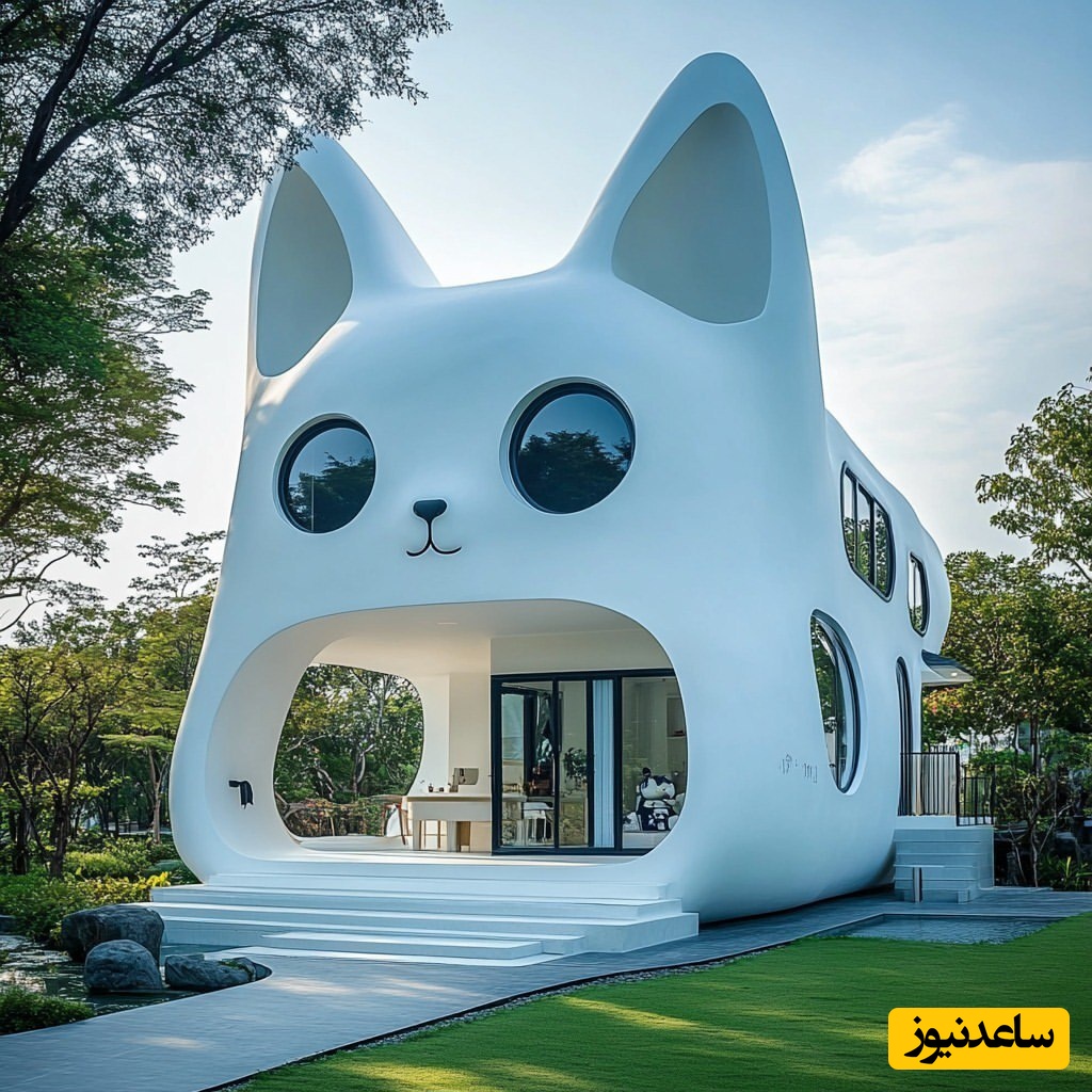 خلاقیت خنده دار اوستا بنا برای احداث خانه هایی که گویا از دل جنگل بیرون آمده اند/ 10 ساختمان افسانه ای به شکل اژدها، خرچنگ، گربه و...