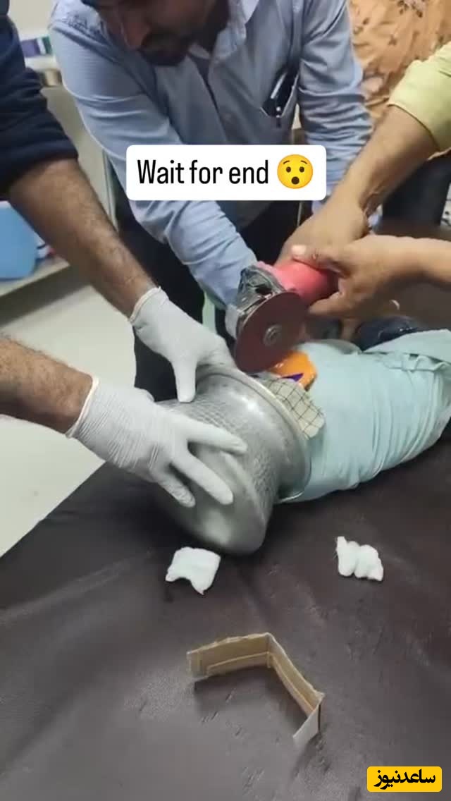 فیلم | لحظه نفسگیر نجات خردسالی که سرش در قابلمه گیر کرده / مراقب کنجکاوی کودکان خود باشید