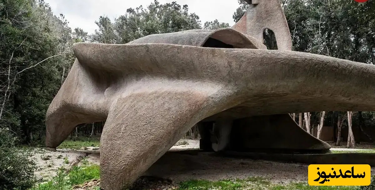 نگاهی خیره کننده به معماری خانه نهنگ مشهور به خانه دایناسور؛ اثری برجسته و شاخص در سبک آوانگارد + عکس