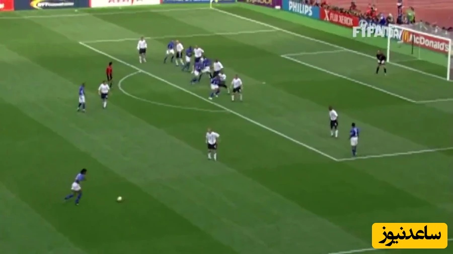 نوستالژی؛ گل تاریخی "رونالدینیو" به تیم ملی انگلیس در جام جهانی2002