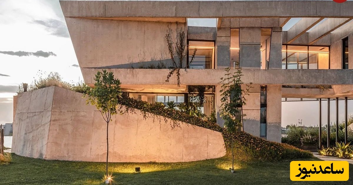 نگاهی اغواکننده به معماری بروتالیسم در دل یک تپه؛ تضادی که تبدیل به زیبایی شد + عکس