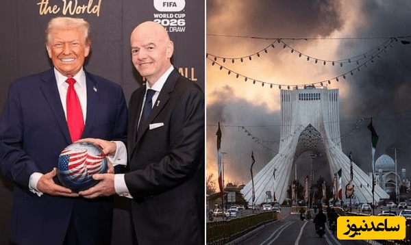 برنده جایزه صلح فیفا مشغول بمباران ایران است