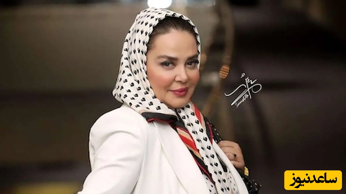 لباس خاص و متفاوت بهاره رهنما با گل‌های طبیعی