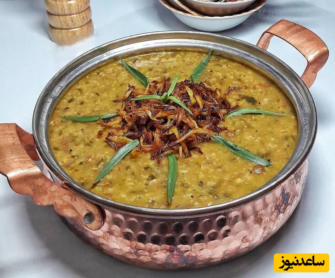 غذای محلی/ طرز تهیه آش سبزی شیرازی، خوشمزه‌ترین غذای سنتی ایران