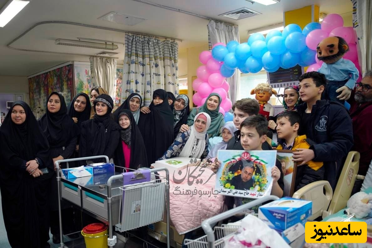 دیدار جمعی از هنرمندان و مجری‌های کودک و نوجوان با کودکان آسیب دیده