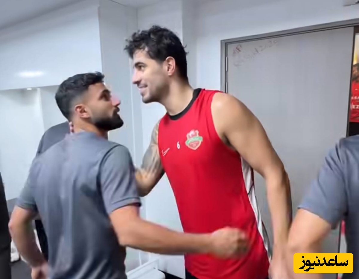 خوش و بِش سردار و سعید با بچّه های تراکتور  +فیلم/ هم وطنان رو در روی هم قرار می گیرند