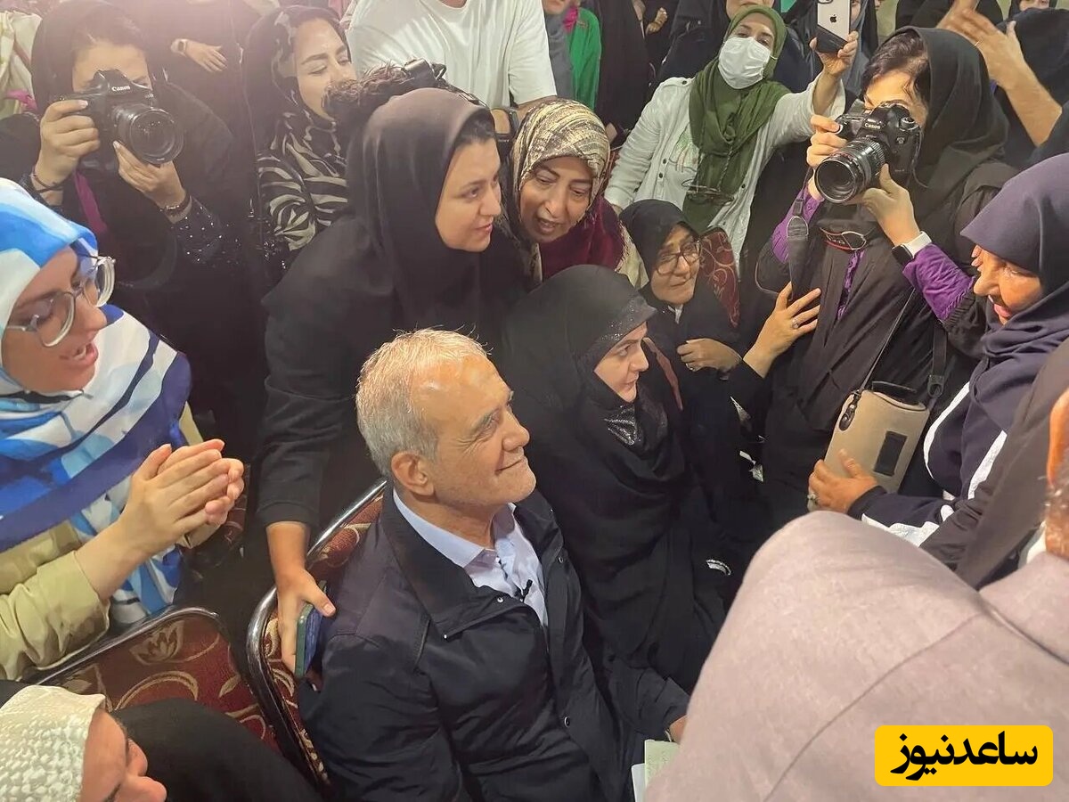 پزشکیان: در روزهای جنگ چند تا دختر بی‌حجابِ بی‌حجاب عکس آقا رو گرفته بودند دستشون و می‌گفتند...+ویدیو