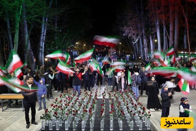 بازیگران و هنرمندانی برای ادای احترام به شهدای میناب در باغ فردوس گرد هم آمدند