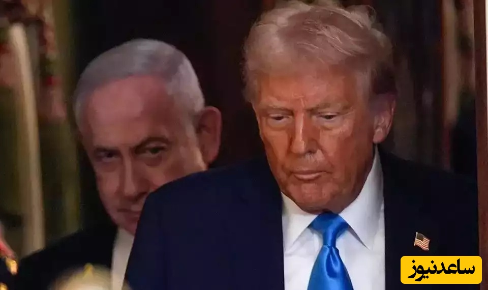 (عکس) لحظه تاریخی غلط کردم نتانیاهو کنار ترامپ که شبکه‌های مجازی را پر کرده...
