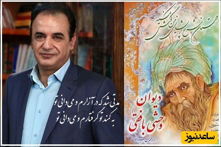 عاشقانه ای بی نظیر از وحشی بافقی با صدای پر از بفض رشید کاکاوند/ سروده‌ای که روح و جان را زنده می‌کند/ جان من سنگدلی، دل به تو دادن غلط است+ ویدیو