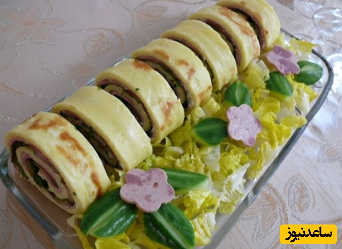 کلاس آشپزیِ سه سوته؛ طرز تهیه رولت کالباس خوشمزه در چند دقیقه/ پیشنهاد عالی شام برای خانومای کارمند+ویدیو