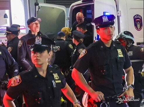 دستگیری برخی معترضان در اعتراضات به مناسبت سومین سالگرد قتل جورج فلوید به دست پلیس آمریکا/ نیویورک/ گتی ایمجز