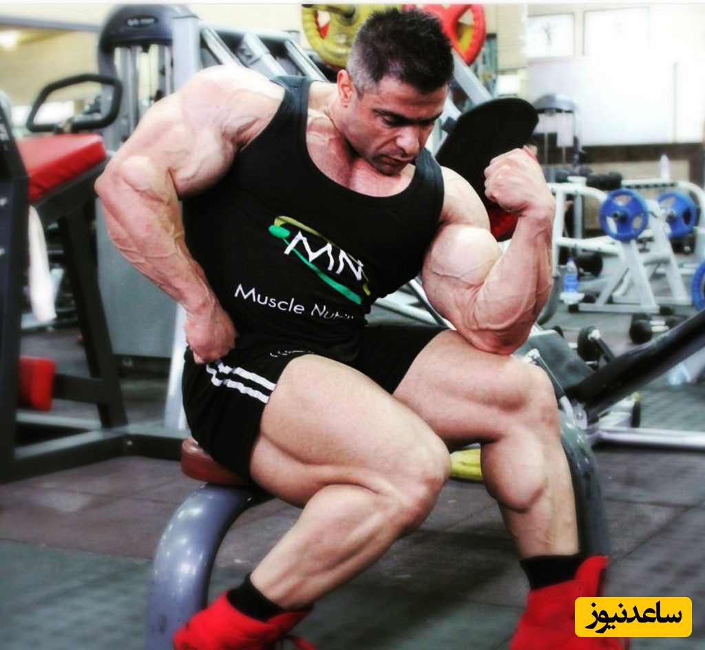 تمرینات جهنمی و طاقت فرسای بیت الله عباسپور، کوه عضله ایران در باشگه مجهز و حرفه‌ای/ روحش شاد و یادش گرامی+عکس