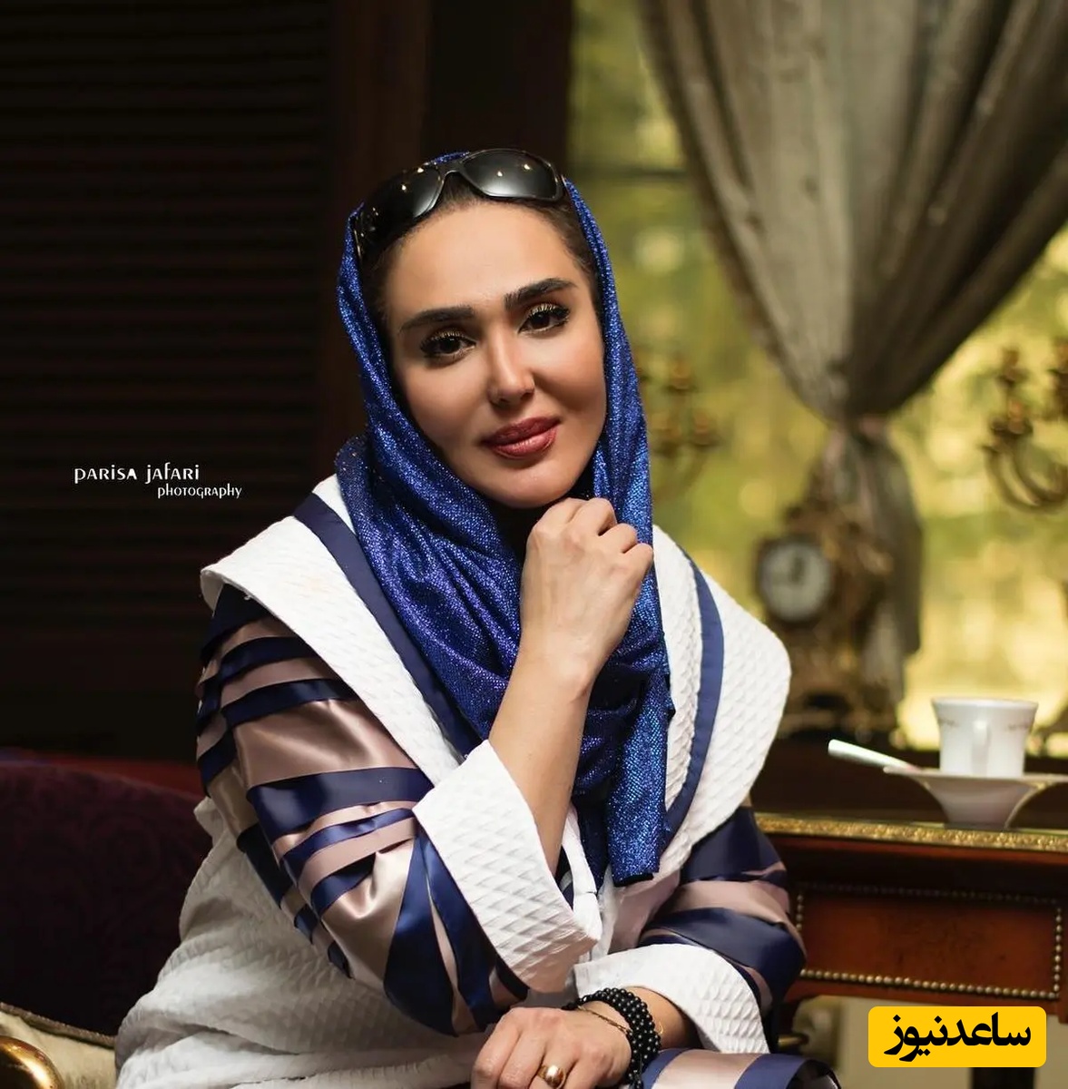 نگاهی به استایل شیک و خاص مرحوم زهره فکور با میکاپ ساده و شال سفید