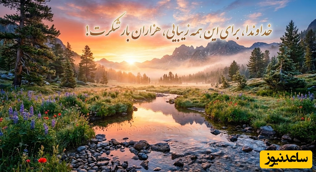 شکرگزاری صبحگاهی/ در سکوتِ شفافِ صبح، با قلبی که لبریز از نامِ اوست؛ طلوعِ امروز را به پاسِ تمامِ نعماتِ بی‌شمارش، جشن می‌گیرم / شکرگزاری امروز 31 خرداد 1405 + ویدئو