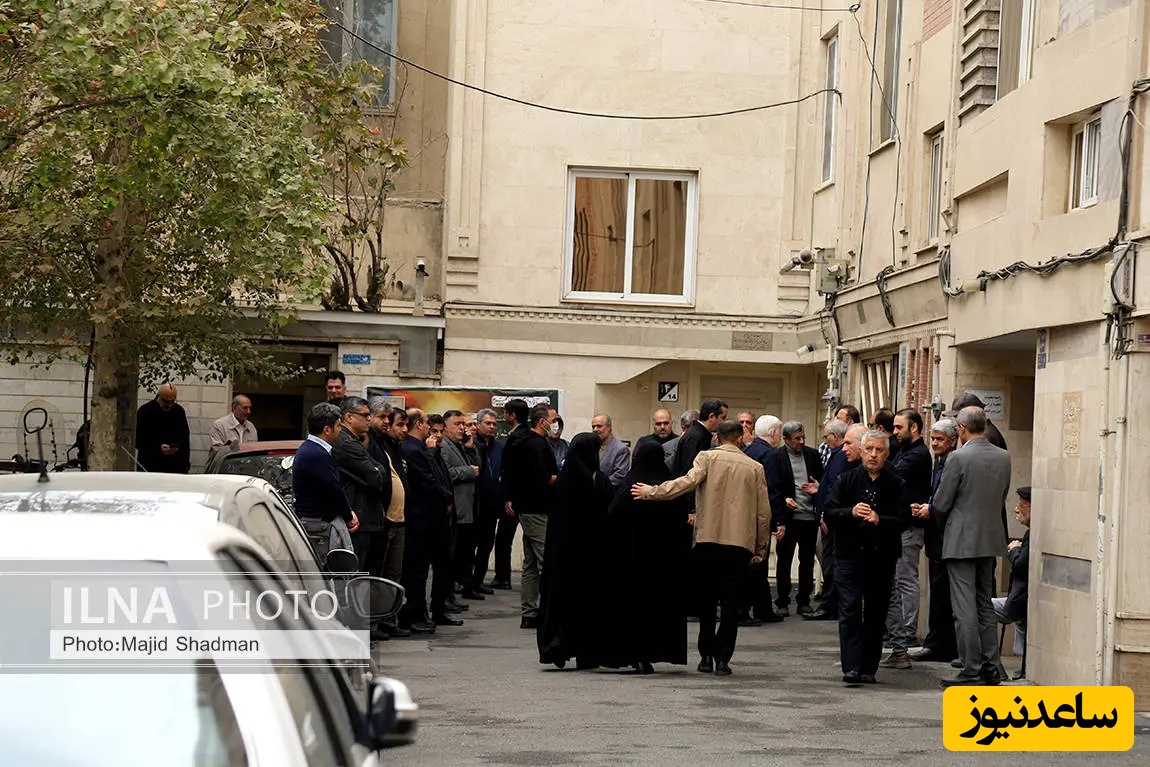 تشیع جنازه خواهر احمدی نژاد 