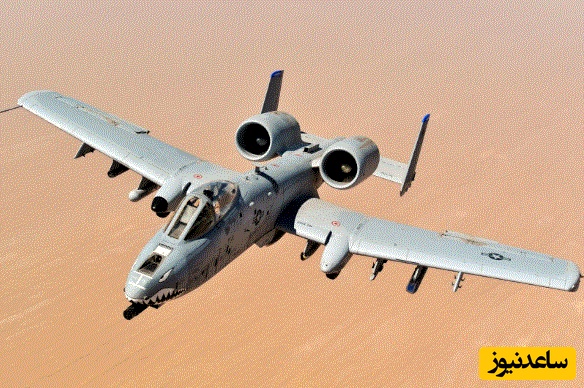 لحظه اصابت هواپیمای A10 آمریکا در تنگه هرمز