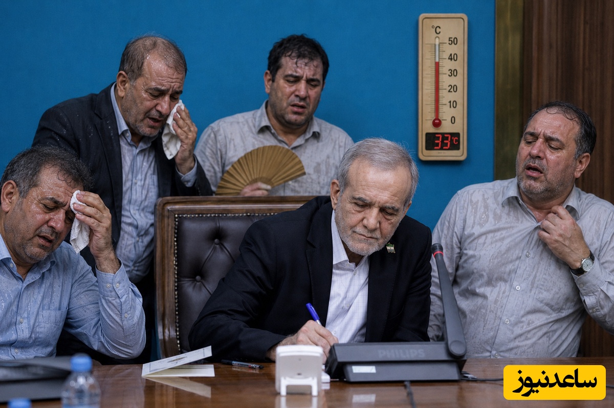 ببینید| پشت درهای بسته پاستور چه خبر است؟ وضعیت قابل‌تامل از اتاق کار مسعود پزشکیان در گرمای تابستان