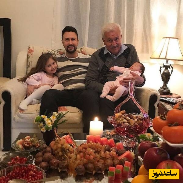 تبریک ویژه روز مادر شاهرخ استخری با رونمایی از عکس 5 ماهگیش تو بغل مادر مهربونش/ وی از کودکی خوش‌خنده بود😃