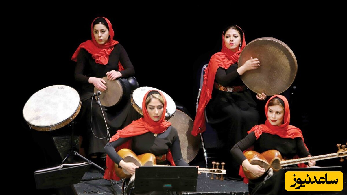 فیلم اجرای موسیقی زیبای ایرانی توسط دختران جوان در خیابانی در تهران