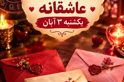 طالع‌بینی پاکت عشق امروز یکشنبه 3 آبان 1405 / اگر هنوز هم کسی در قلبت خانه دارد، این تست عاشقانه را از دست نده!💘